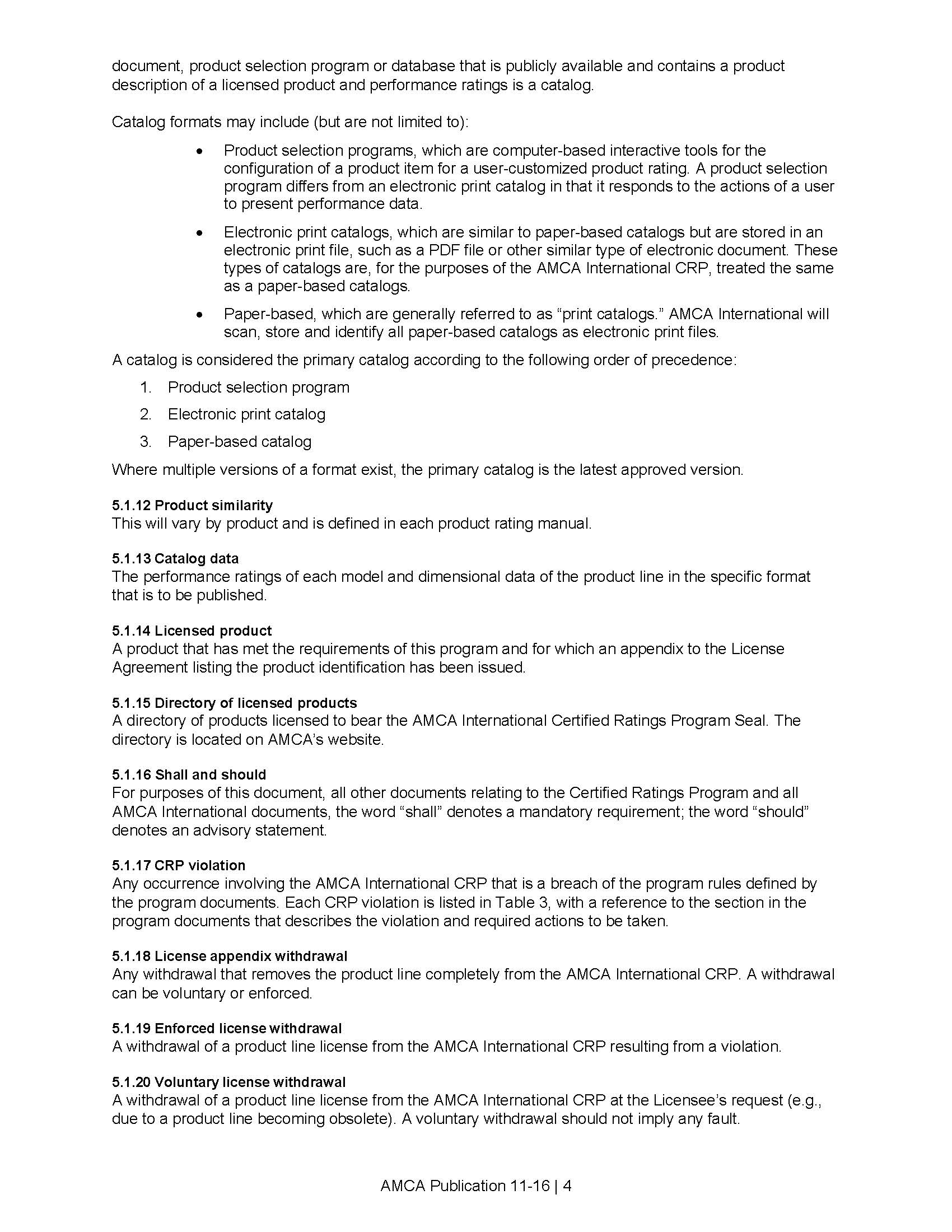 风机标准AMCA Publication11-16:Certified Ratings Program Operating Manual